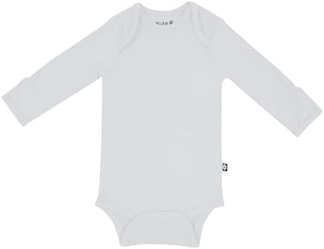 KYTE BABY Soft Bamboo from Rayon Long Sleeve Unisex Bodysuit, 0-24 Months by KYTEBABY