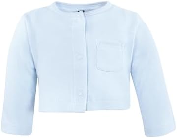 Hudson Baby Infant and Toddler Girls Cotton Dress and Cardigan Set - Image 5