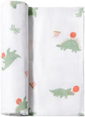 Baby Swaddle Blankets, Bamboo Muslin Receiving Blanket | 1-Pack, Lightweight & by IBESTOPIA