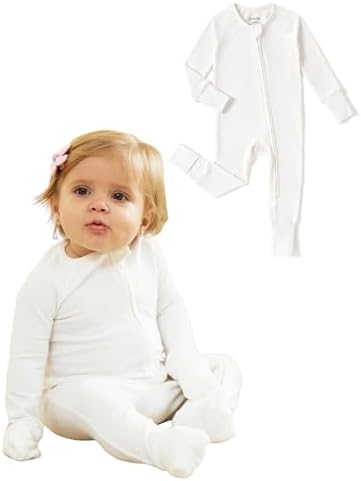 PATPAT Organic Cotton Baby Footie Pajamas by PATPAT