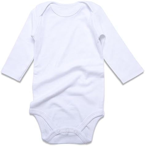 ROMPERINBOX Unisex Baby Onsies Solid Baby Bodysuit Romper Blank by RomperinBox