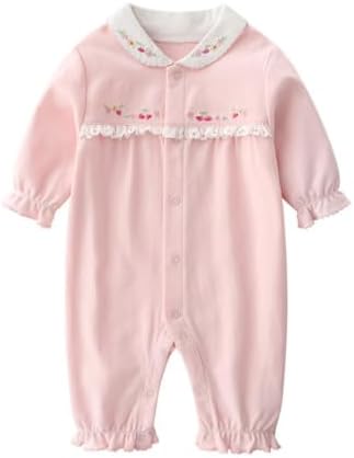 Infant Baby Girl Long Sleeve Romper Cotton Cute Style Newborn Toddler Jumpsuit by Unknown