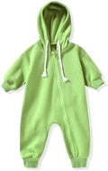 Unutiylo Unisex Baby Boys Girls Long Sleeve Infant Baby Zipper Hooded Jumpsuits by Unutiylo