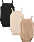 OPAWO Baby Tank Top Onesies Baby Girl Bodysuit Unisex Sleeveless Onesies by OPAWO
