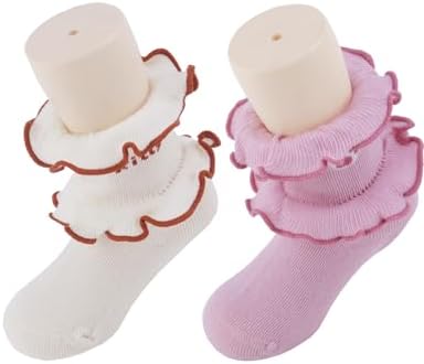 PrinceSasa Little Baby Girl Princess Lace Ruffles Socks Set by PrinceSasa