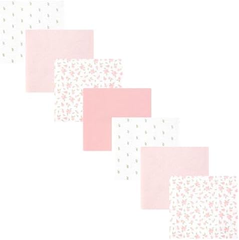 Hudson Baby Unisex Baby Cotton Polyester Flannel Receiving Blankets Bundle by HudsonBaby