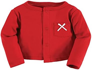 Hudson Baby Infant and Toddler Girls Cotton Dress and Cardigan Set - Image 5