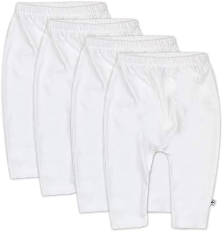 HonestBaby Unisex-Baby Multipack Harem Pants Roomy Fit Pull on Bottoms 100% by HonestBaby