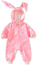 Unutiylo Unisex Baby Boys Girls Long Sleeve Infant Baby Zipper Hooded Jumpsuits by Unutiylo