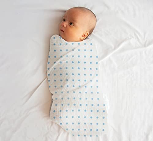 100% Muslin Swaddle Blankets, Baby Swaddling Blankets - Image 4