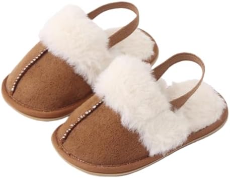Baby Shoes Pink Leopard Baby Girl Slippers Non-Slip Soft Sole Toddler First - Image 4