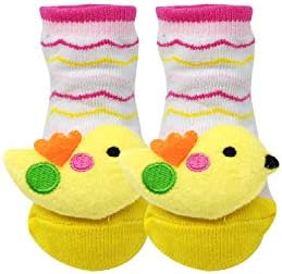 Bowbear Adorable Baby 6 Pair Non-Skid Bootie Socks - Image 2