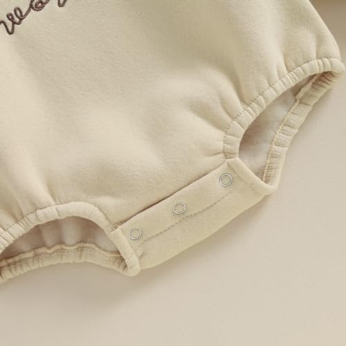 VISGOGO Newborn Infant Baby Boy Oversized Romper Sweater Bodysuits Coming Home - Image 7