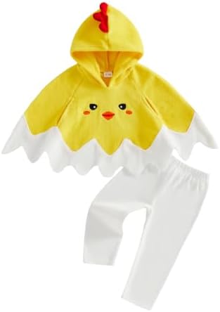 Infant Baby Boy Fall Winter Clothes Outfit Hooded Long Sweatshirt Pant Set by LIOMENGZI