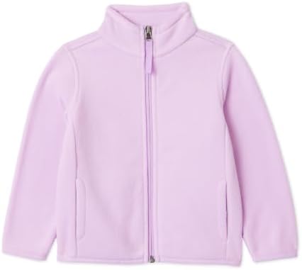 Amazon Essentials Unisex Kids' Polar Fleece Full-Zip Mock Jacket by AmazonEssentials