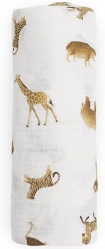 Little Unicorn Muslin Swaddle Blanket - Image 4