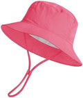 Toddler Bucket Hats UPF 50+ Baby Sun Hat Adjustable Kids Sun Protection Summer by MACOWCF