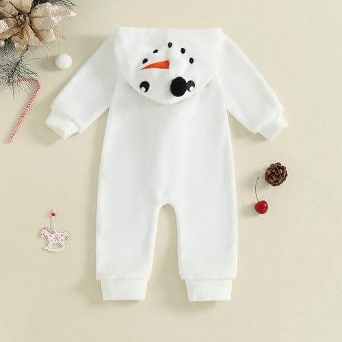 Fall Baby Clothes Newborn Boy Girl Hoodie Romper Long Sleeve Jumpsuit Winter - Image 4