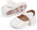 Meckior Infant Baby Girls Soft Sole Bowknot Princess Wedding Dress Mary Jane by Meckior