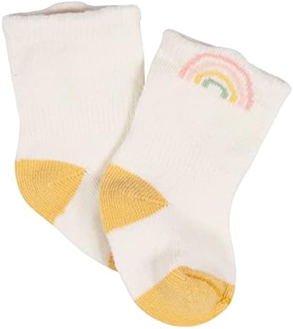 Gerber baby-girls 8-pair Wiggle Proof SockCasual Sock - Image 4