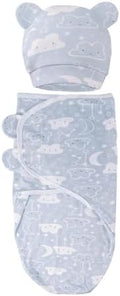 Baby Swaddle Sleep Sacks with Hats by Fecawd