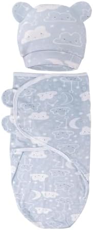 Baby Swaddle Sleep Sacks with Hats by Fecawd