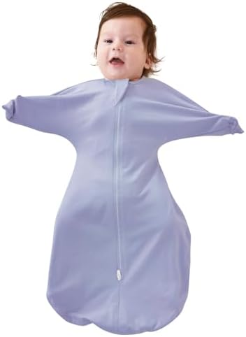 ZIGJOY Swaddle Sleep Sack 3-6 Months, 1.0 Tog Cotton Baby Swaddle Blanket by ZIGJOY