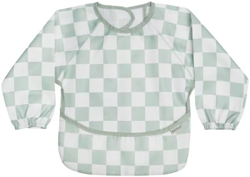 haakaa Long Sleeve Baby Bib, Waterproof & Adjustable Baby Smock Bib by haakaa