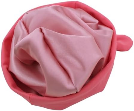 Silky Satin Lined Newborn Hat Hair Care Knot Beanie Hats - Image 3