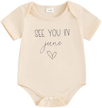 woshilaocai Baby Announcement Bodysuit Pregnancy Reveal by woshilaocai
