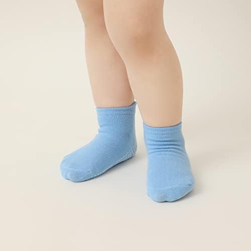 Aroveea Toddler Socks Non Slip Grip Ankle Baby 12 Pack - Image 6