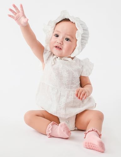 Baby Girl Ruffle Socks Toddler Non Slip Socks - Image 5