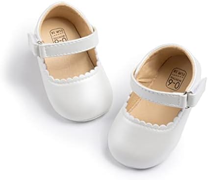 Meckior Infant Baby Girls Soft Sole Bowknot Princess Wedding Dress Mary Jane by Meckior