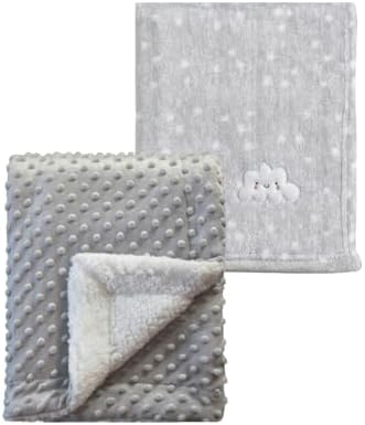 CREVENT 2Pcs 30''X40'' Cute Cozy Fluffy Warm Baby Blankets by CREVENT