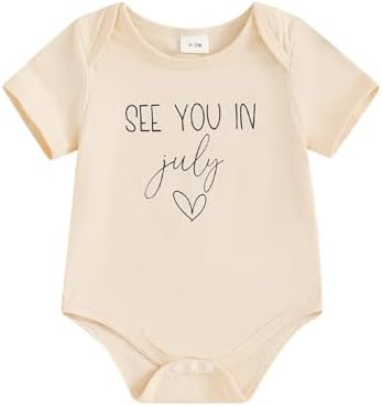 woshilaocai Baby Announcement Bodysuit Pregnancy Reveal by woshilaocai