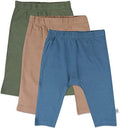 HonestBaby Unisex-Baby Multipack Harem Pants Roomy Fit Pull on Bottoms 100% by HonestBaby