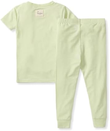 Burt's Bees Baby Unisex Honeysoft™ Lyocell, Tee and Long Pants PJ Set - Image 2