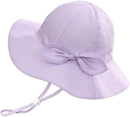 Baby Girl Sun Hat Kids Summer Beach Wide Brim Hats Toddler Bucket Hat by Weradau