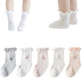 Toddler Girl Ruffle Socks Baby Girls Knee High Socks by WATOCHE