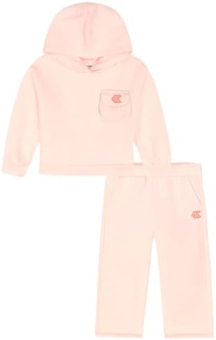 Calvin Klein Girls' 2-piece Fleece Pant Set, Hoodie by CalvinKlein