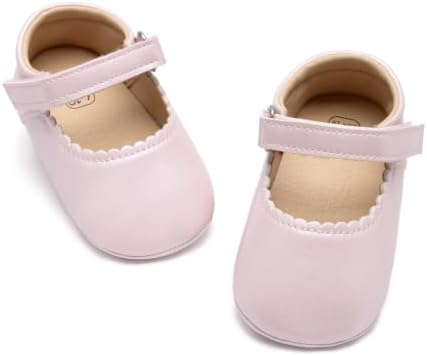 Meckior Infant Baby Girls Soft Sole Bowknot Princess Wedding Dress Mary Jane by Meckior