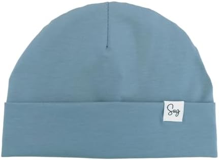 Jersey Beanie Hat for Newborn Baby Boys Girls Silky Satin Lined Hats Bonnet by Sugarmelon