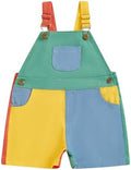 Fernvia Toddler Kids Baby Girl Boy Contrast Color Overalls Shorts Clothes by Fernvia
