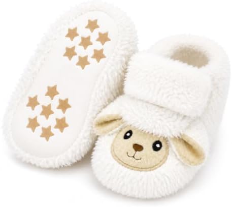 Baby Boys Girls Booties Newborn Baby Shoes Unisex Winter Warm Infant Slippers by Unknown