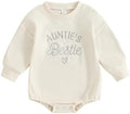 VISGOGO Newborn Infant Baby Boy Oversized Romper Sweater Bodysuits Coming Home by VISGOGO