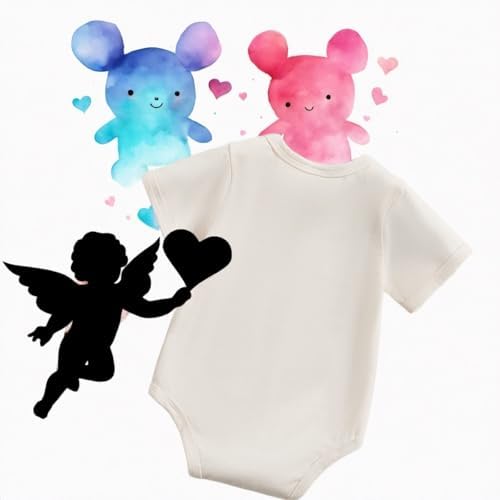 Newborn Infant Baby Bodysuit Funny Letters Print Clothes Short Sleeve Romper - Image 2