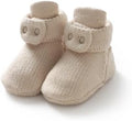 Avibae Baby Booties, Warm Infant Girl Boy Socks Bootie, Newborn Knit Shoes by B