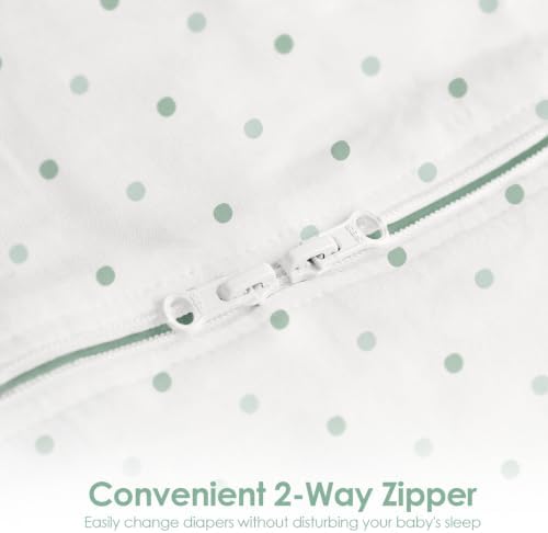 Baby Swaddle 0-2 Months, Cotton Arm-In Zipper Sleep Sack, Wearable Blankets Wrap - Image 4