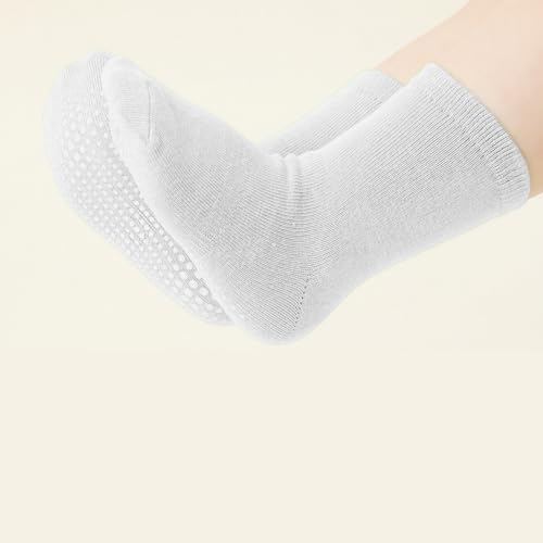 Aroveea Toddler Socks Non Slip Grip Ankle Baby 12 Pack - Image 4