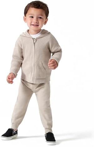 Modern Moments by Gerber Baby & Toddler Hooded Sweater Jacket & Jogger - Image 5